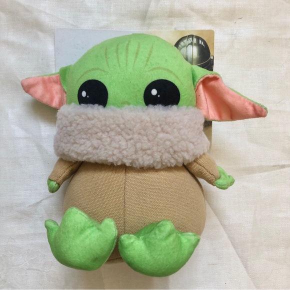 Star Wars Other - NWT Star Wars Baby Yoda Grogu The Mandalorian Dog Squeaker Toy